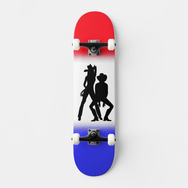 Skateboard Country Western Line Dance se fue mal (Anverso)