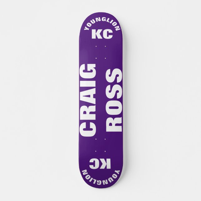 Skateboard CRAIG ROSS, 73/7" Deck (Anverso )