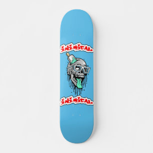 Skateboard Cráneo de color