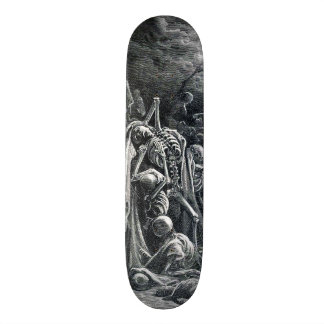 Skateboard cráneo de muertos