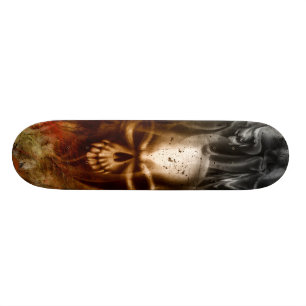 Skateboard Cráneo que arde del KRW