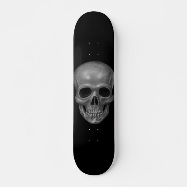 Skateboard Cráneo realista (Anverso )