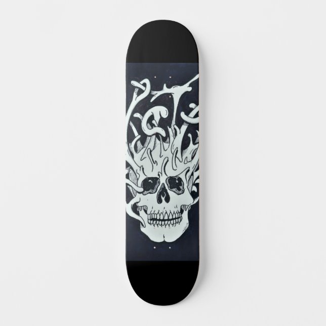 Skateboard cráneo tirado (Anverso)