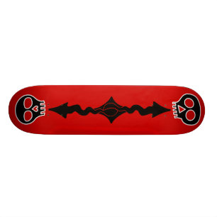 Skateboard cráneos negros