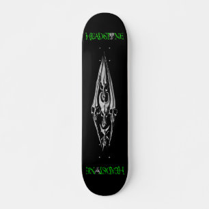 Skateboard Cránulos blancos de casco