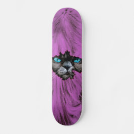 Skateboard Crazy Cat
