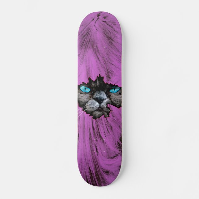 Skateboard Crazy Cat (Anverso)