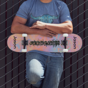 Skateboard Crea Tu Propia Ola de Arcoíris Feroz