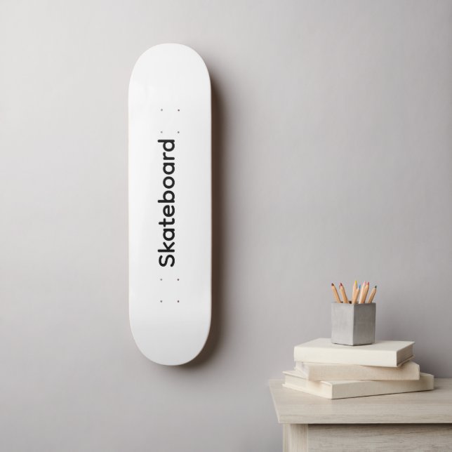 Skateboard Crea tu Propia Promoción de Marca Simple (Arte de la pared)