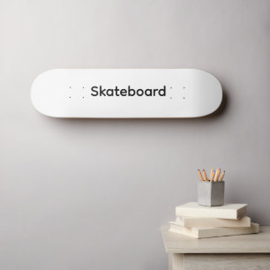 Skateboard Crea Tu Propia Promoción de Marca Simple