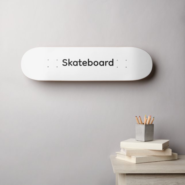 Skateboard Crea Tu Propia Promoción de Marca Simple (Arte de pared (horz))