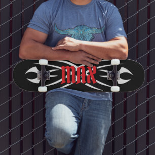 Skateboard Crea tu propio diseño de monograma de tatuaje pers