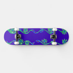 Skateboard Crea tu propio hermoso azul asombroso
