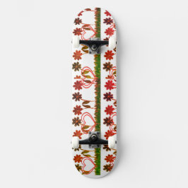 Skateboard Crea tu propio lindo y bonito extremo floral