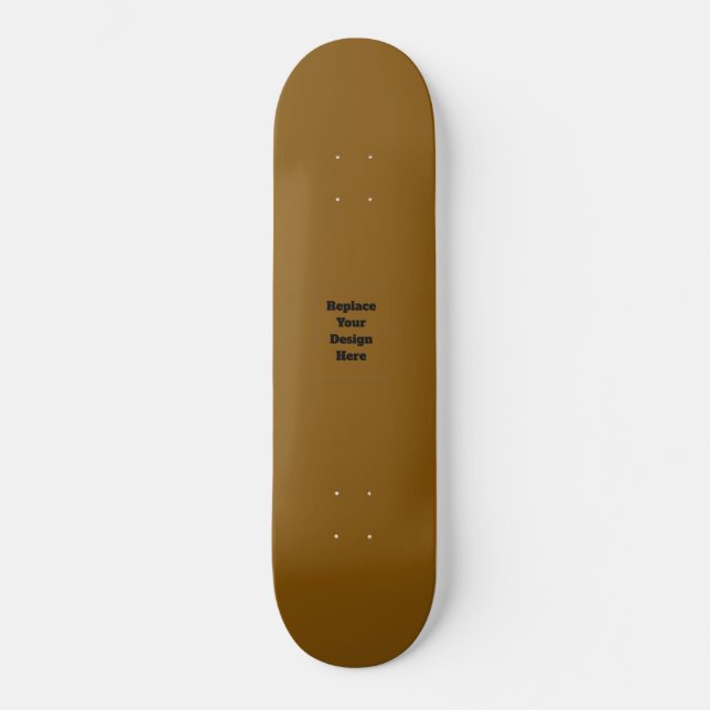 Skateboard Crea tu propio marrón (Anverso)