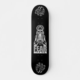 Skateboard "CREADOR DE MIEDO – Calavera Gritando Tabla de Ska
