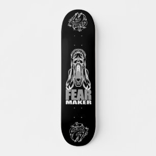 Skateboard "CREADOR DE MIEDO – Calavera Gritando Tabla de Ska