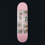 Skateboard Crear su propio Collage de fotos 8 Nombre personal<br><div class="desc">Una excelente manera de mostrar tus fotos cuadradas desde tu cuenta en línea. Un diseño jovial pero sofisticado.</div>