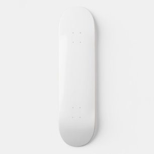 Skateboard Crear su propio Personalizado sólido blanco