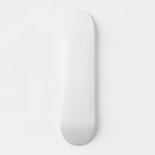 Skateboard Crear su propio Personalizado sólido blanco