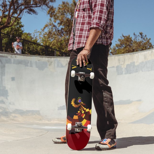 Skateboard Crear sus propios colores de trucos verticales (Exterior 2)