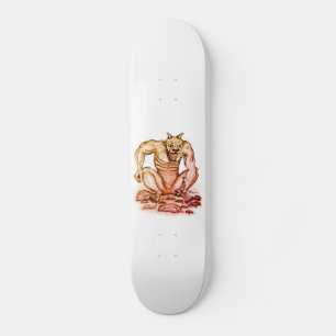 Skateboard Criatura combinada - Diablo troll y oro