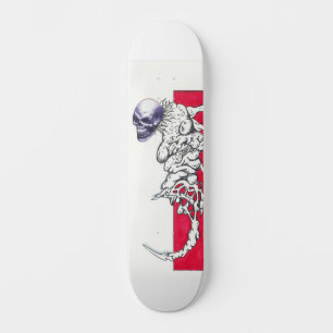 Skateboard criatura cráneo