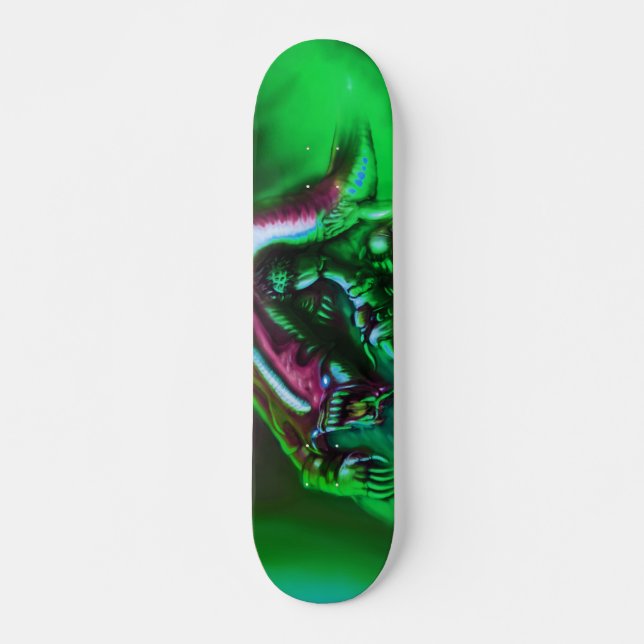 Skateboard Criatura del veneno (Anverso )