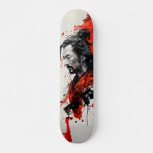 Skateboard Crimson Samurai