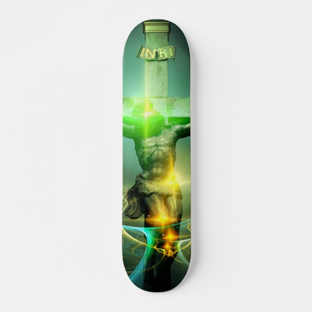 Skateboard Cristo que derrota muerte (Anverso )