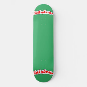 Skateboard Croma verde perfecto invisible