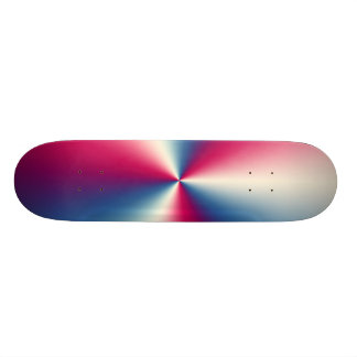 SKATEBOARD CROMO ROJO, BLANCO Y AZUL
