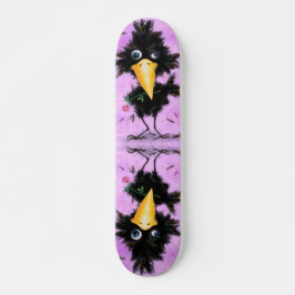 Skateboard Crow en el amor - Funny - Caballero