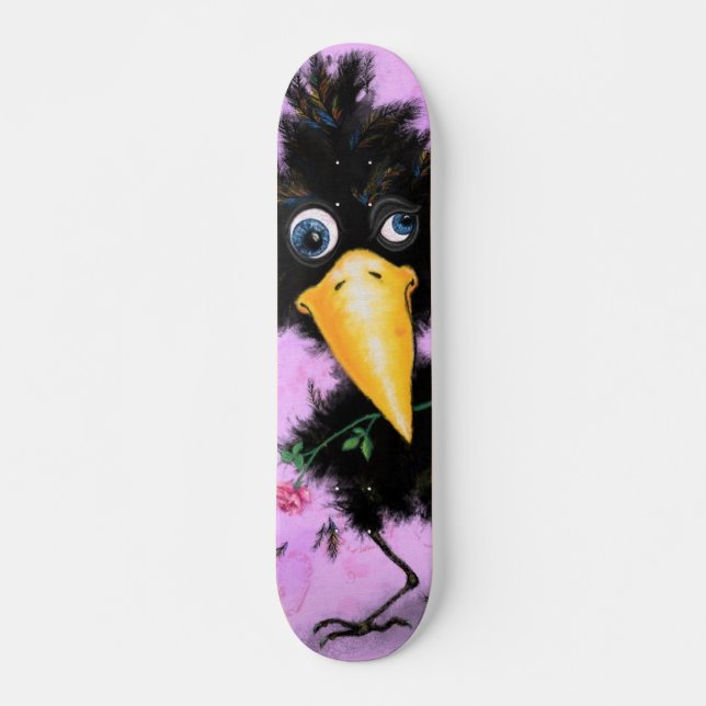 Skateboard Crow en el amor - Gracioso (Anverso )