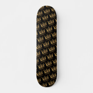 Skateboard Crownes dorados