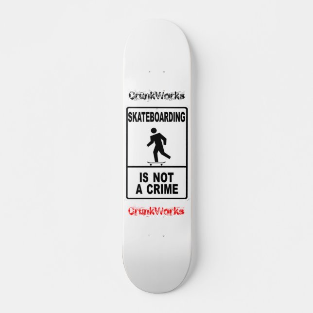 Skateboard CrunkWorks-Monopatines (Anverso )