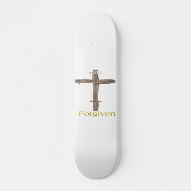 Skateboard cruz cristiana (Anverso )