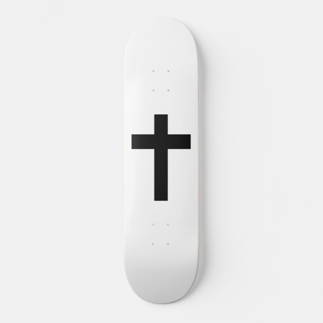 Skateboard Cruz cristiana (Anverso)