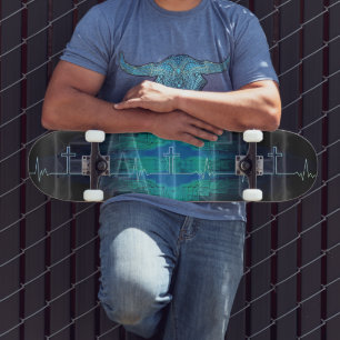 Skateboard Cruz de fe latido