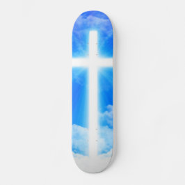 Skateboard Cruz de la Luz Jesucristo Personalizable Cristiano
