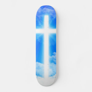 Skateboard Cruz de la Luz Jesucristo Personalizable Cristiano