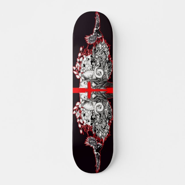 Skateboard Cruz de la sangre de Viking (Anverso )