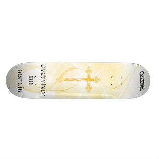 Skateboard cruz verdadera del hustlin im del tablero diario