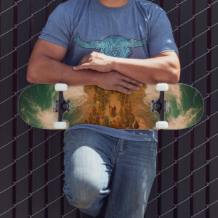 Skateboard Cruzando el Mar Rojo