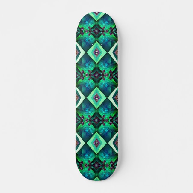 Skateboard Crystal Jewel Green Emerald Gemstone May Birday (Anverso )