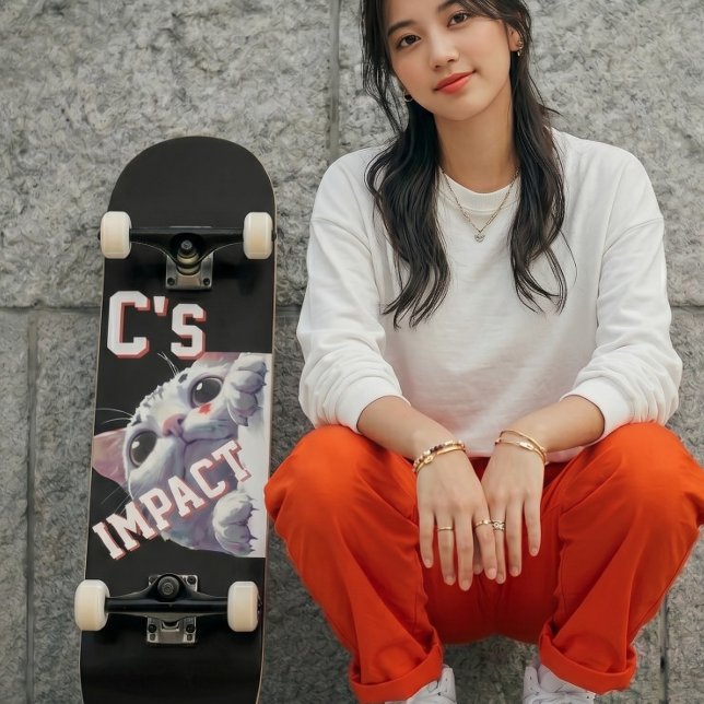 Skateboard C's IMPACT Cute Cat  (Subido por el creador)