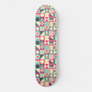 Skateboard Cuadrados abstractos 110419