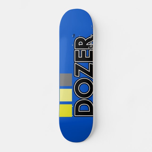 Skateboard Cuadrados de Dozer™ Woj (Anverso)
