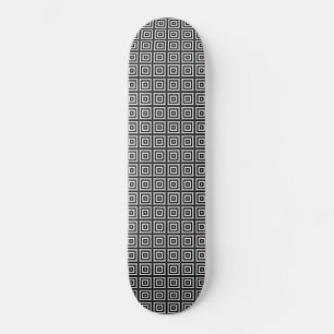 Skateboard Cuadrados de eco negro