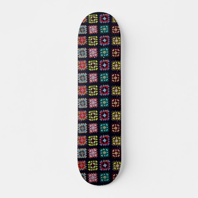 Skateboard Cuadrados de grano (Anverso )